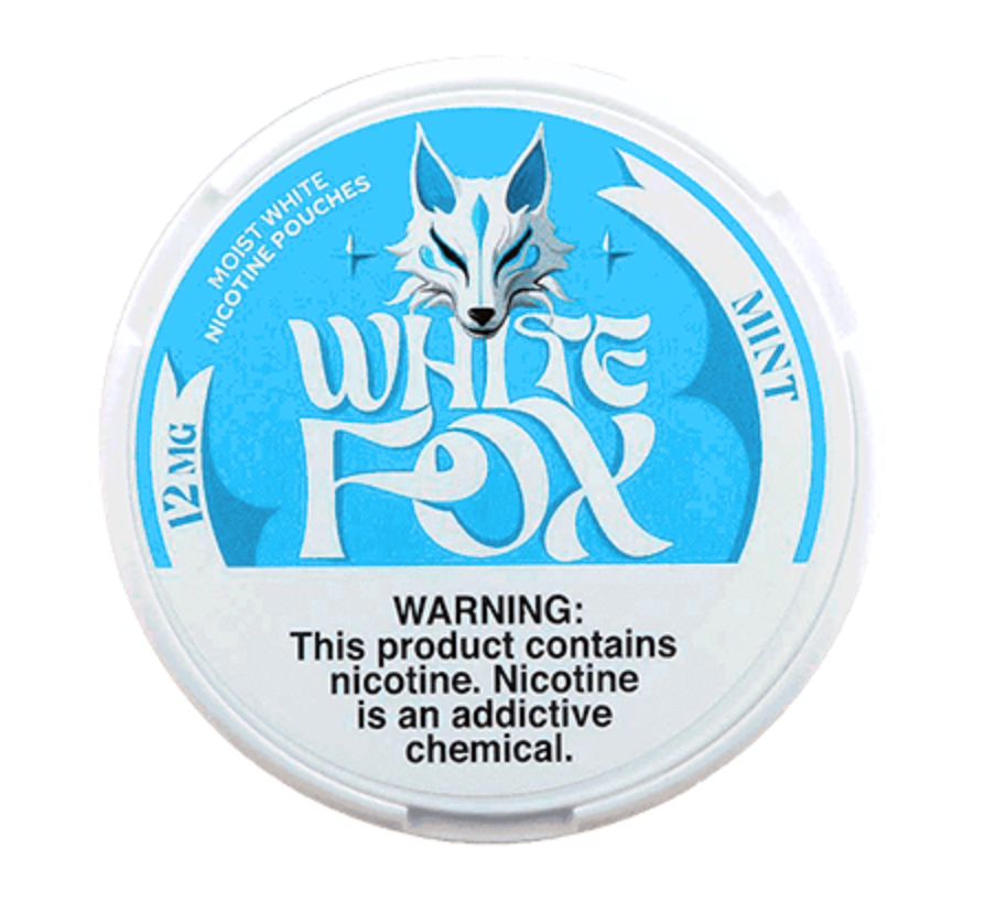 White Fox Mint 12MG Nicotine Pouches